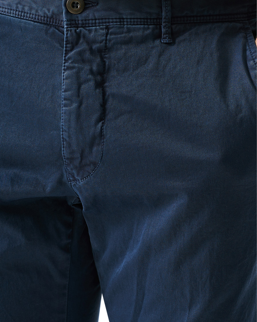Mies | Housut | Incotex | Slim Fit Garment Dyed Slacks Navy