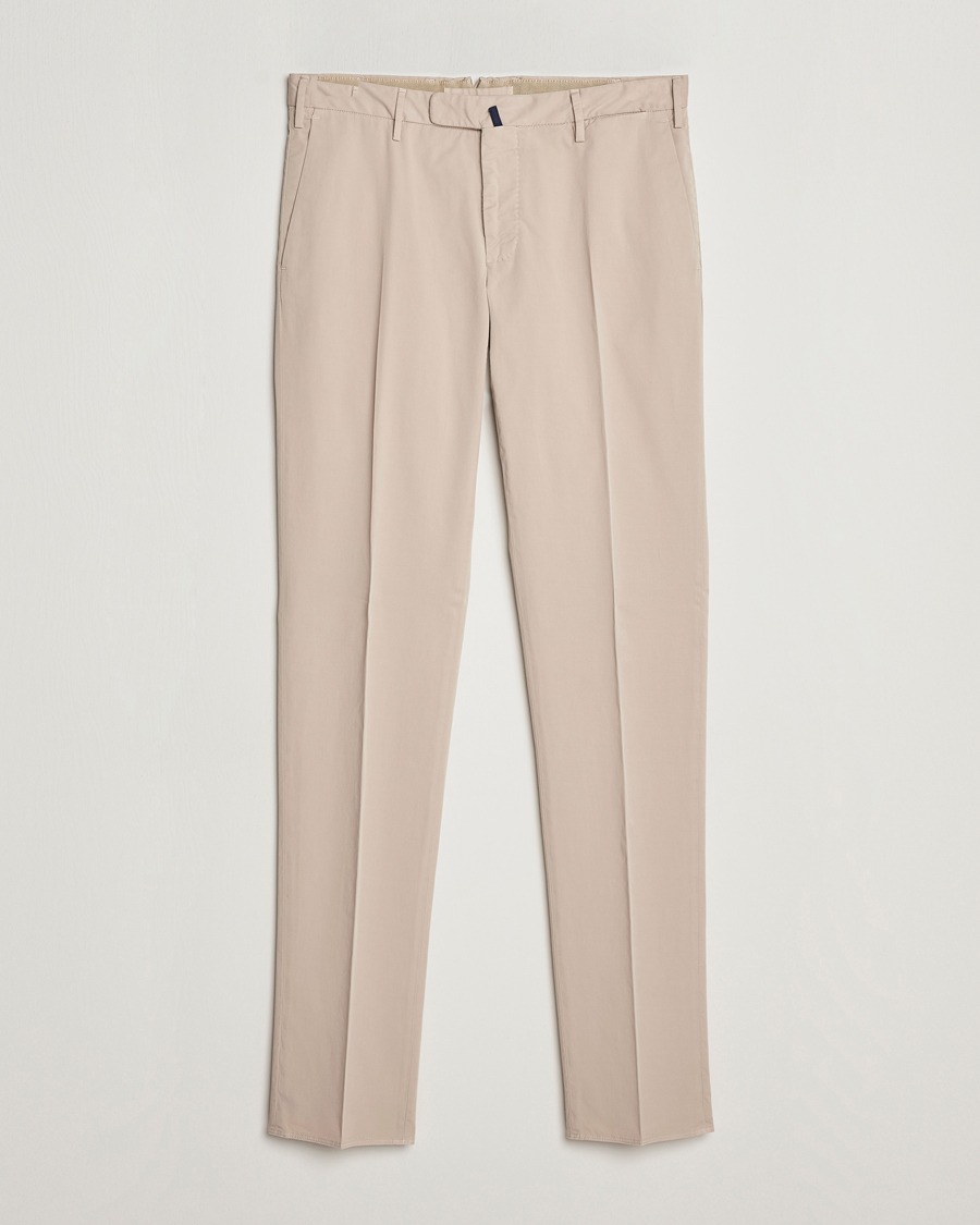 Mies | Housut | Incotex | Slim Fit Comfort Chinos Light Grey