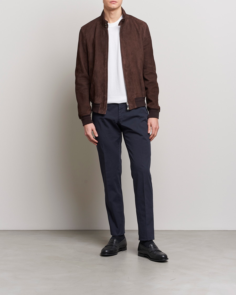 Mies | Housut | Incotex | Slim Fit Comfort Chinos Navy