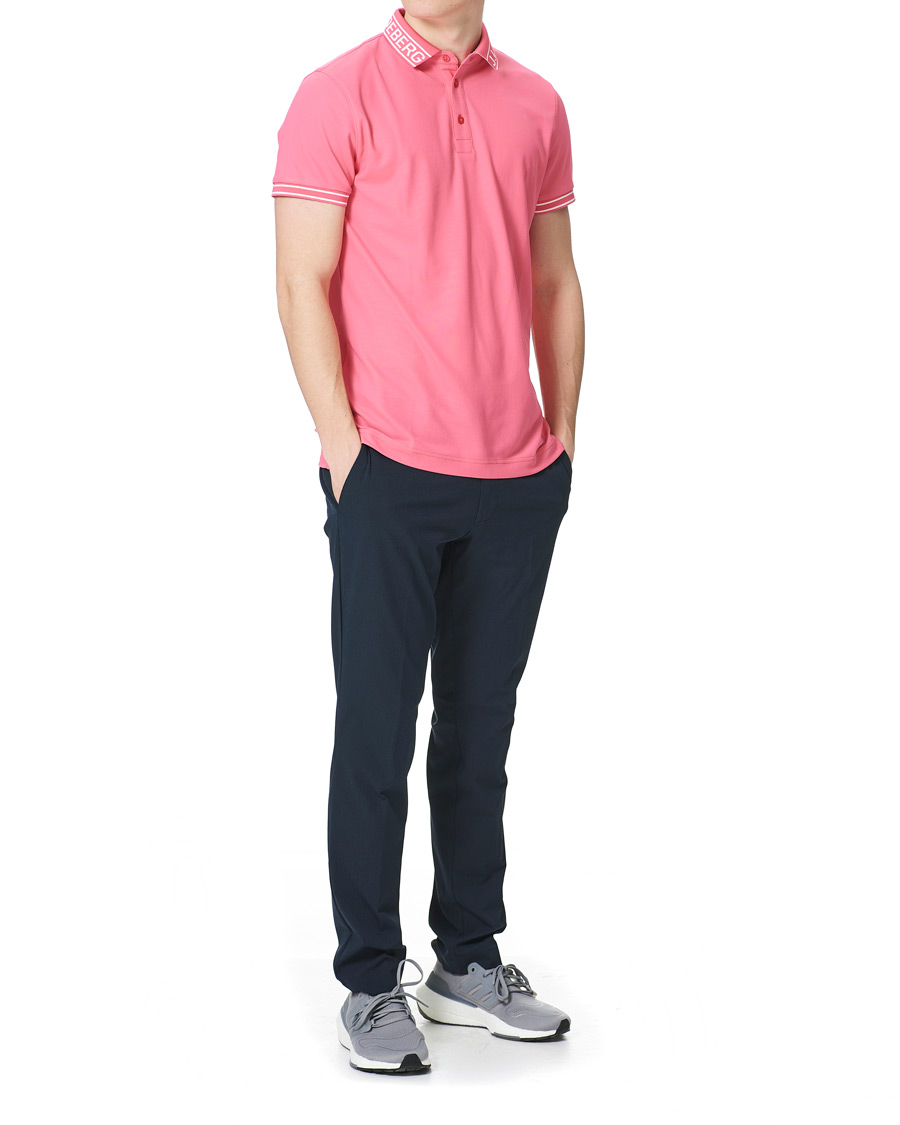 Mies | Pikeet | J.Lindeberg | Austin Regular Golf Polo Hot Pink