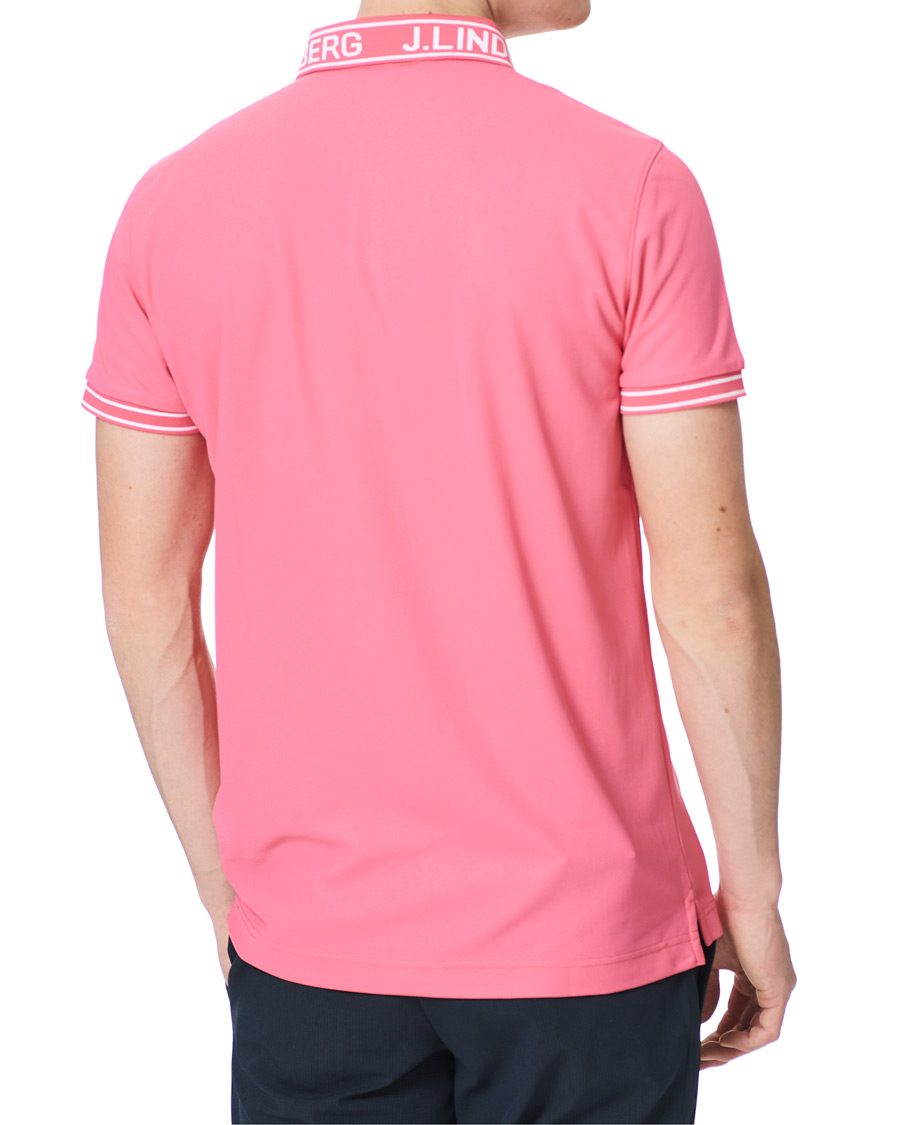 Mies | Pikeet | J.Lindeberg | Austin Regular Golf Polo Hot Pink
