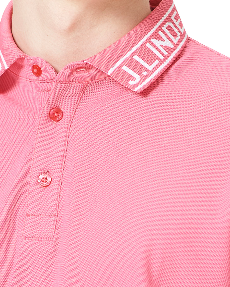 Mies | Pikeet | J.Lindeberg | Austin Regular Golf Polo Hot Pink