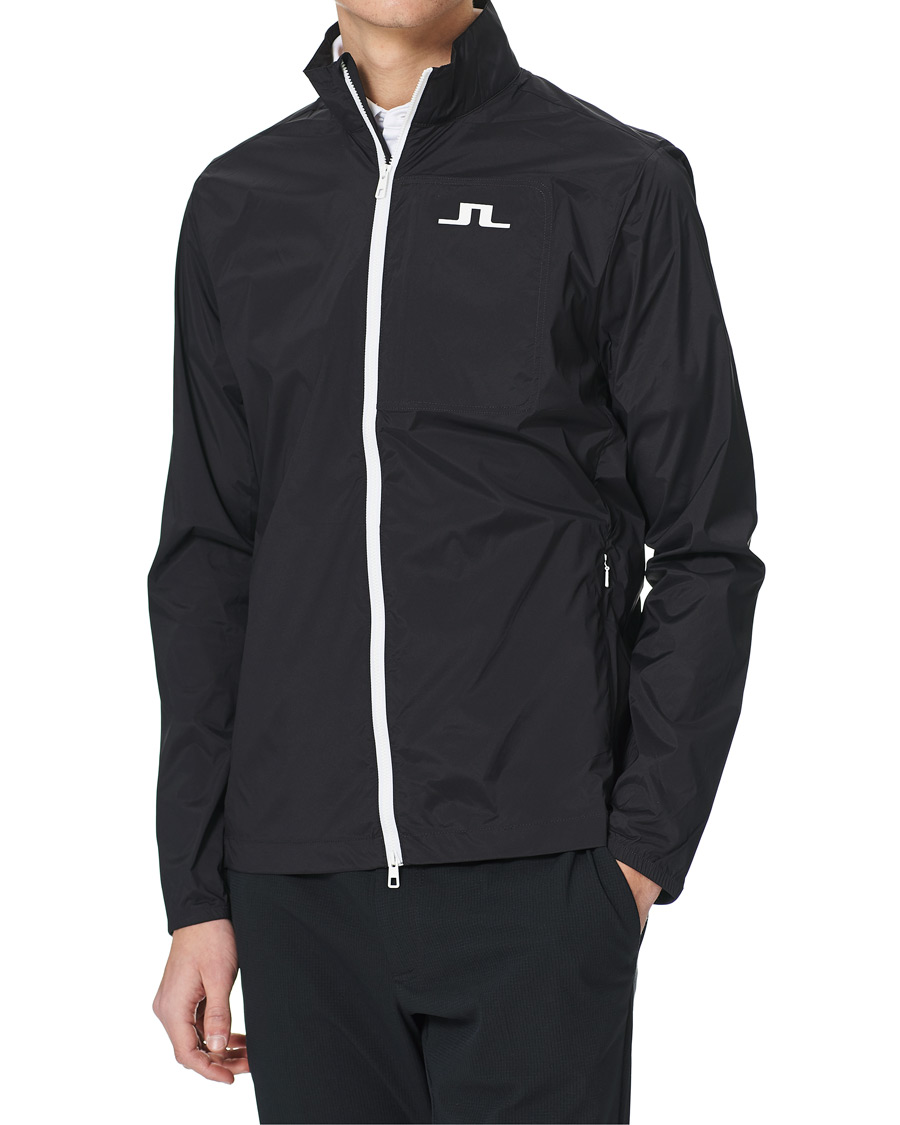 Mies | Takit | J.Lindeberg | Ash Light Packable Golf Jacket Black