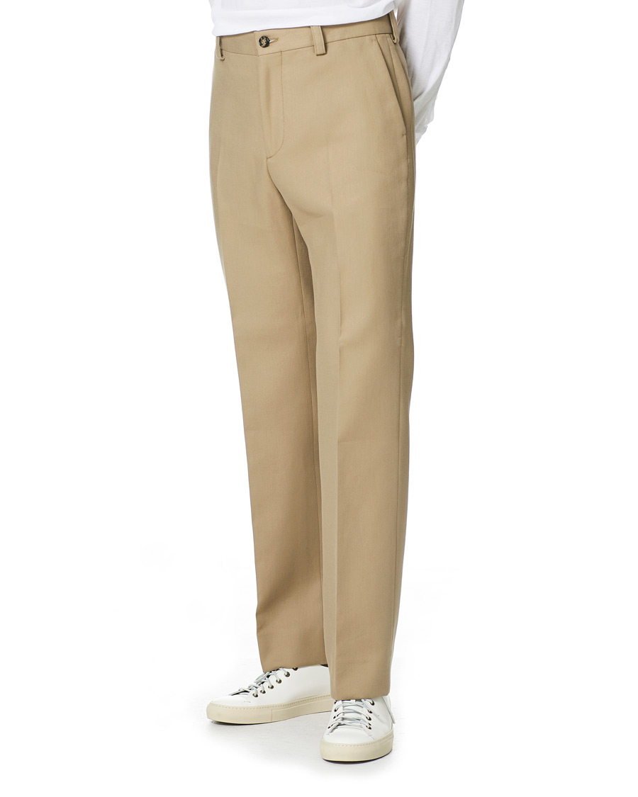 Mies | Housut | J.Lindeberg | Haij Double Weaved Trousers Batique Khaki