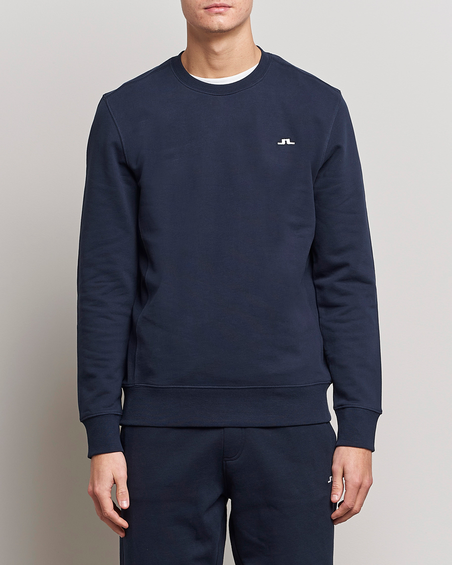 Mies | Puserot | J.Lindeberg | Cal Crew Neck Sweat Navy