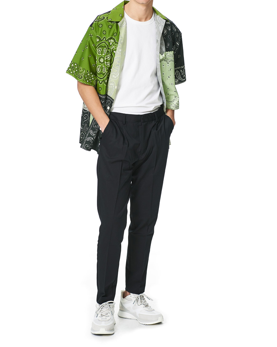Mies | Kauluspaidat | KENZO | Patchwork Short Sleeves Shirt Green