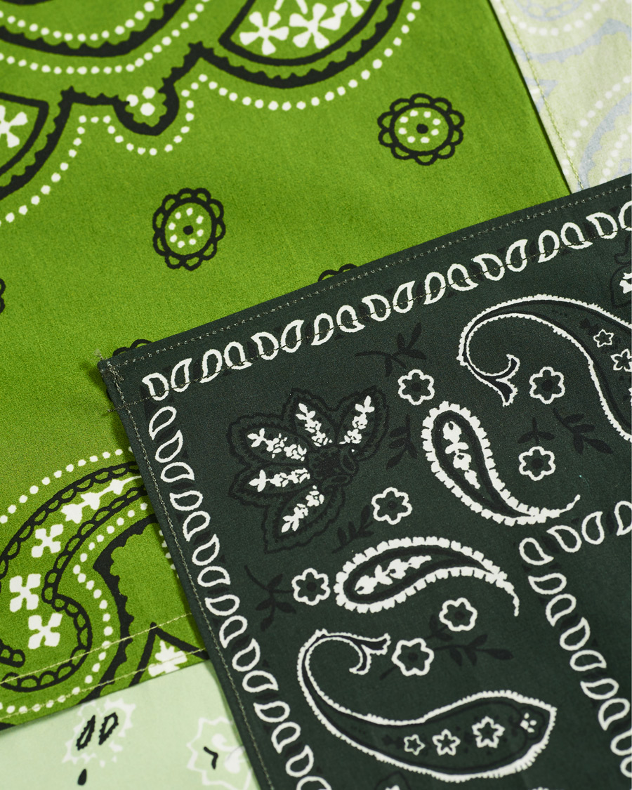 Mies | Kauluspaidat | KENZO | Patchwork Short Sleeves Shirt Green