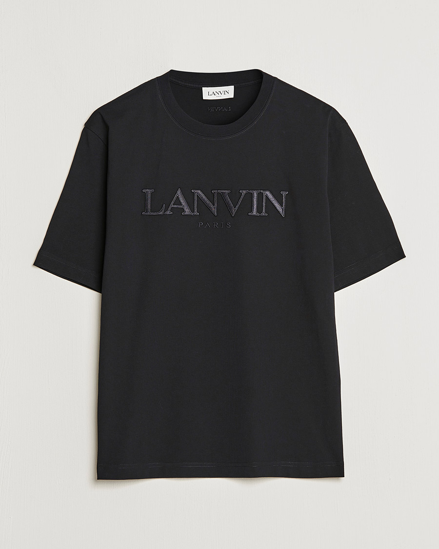 Miehet |  | Lanvin | Embroidered Logo T-Shirt Black