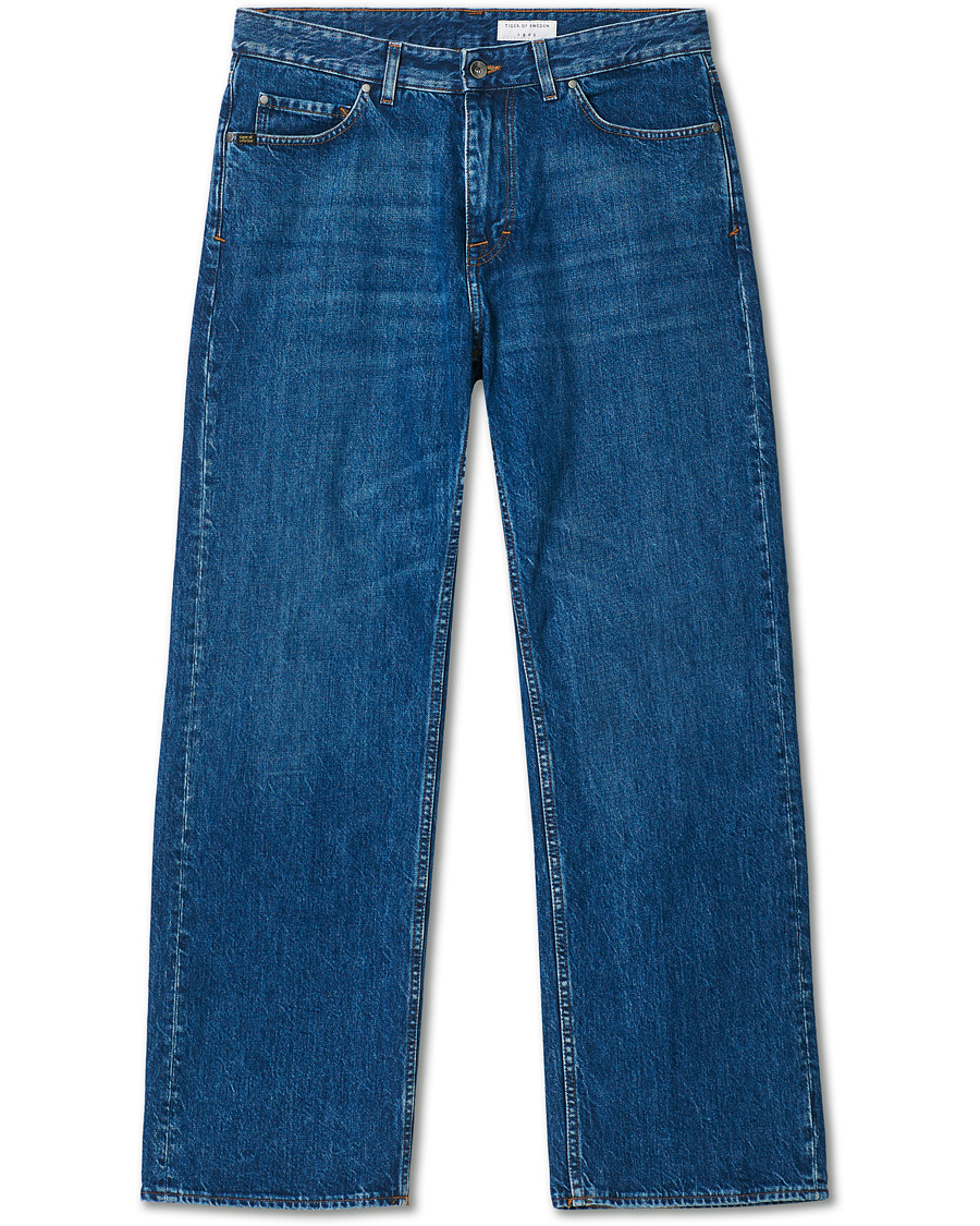 Mies | Farkut | Tiger of Sweden | Tille Cotton Jeans Royal Blue