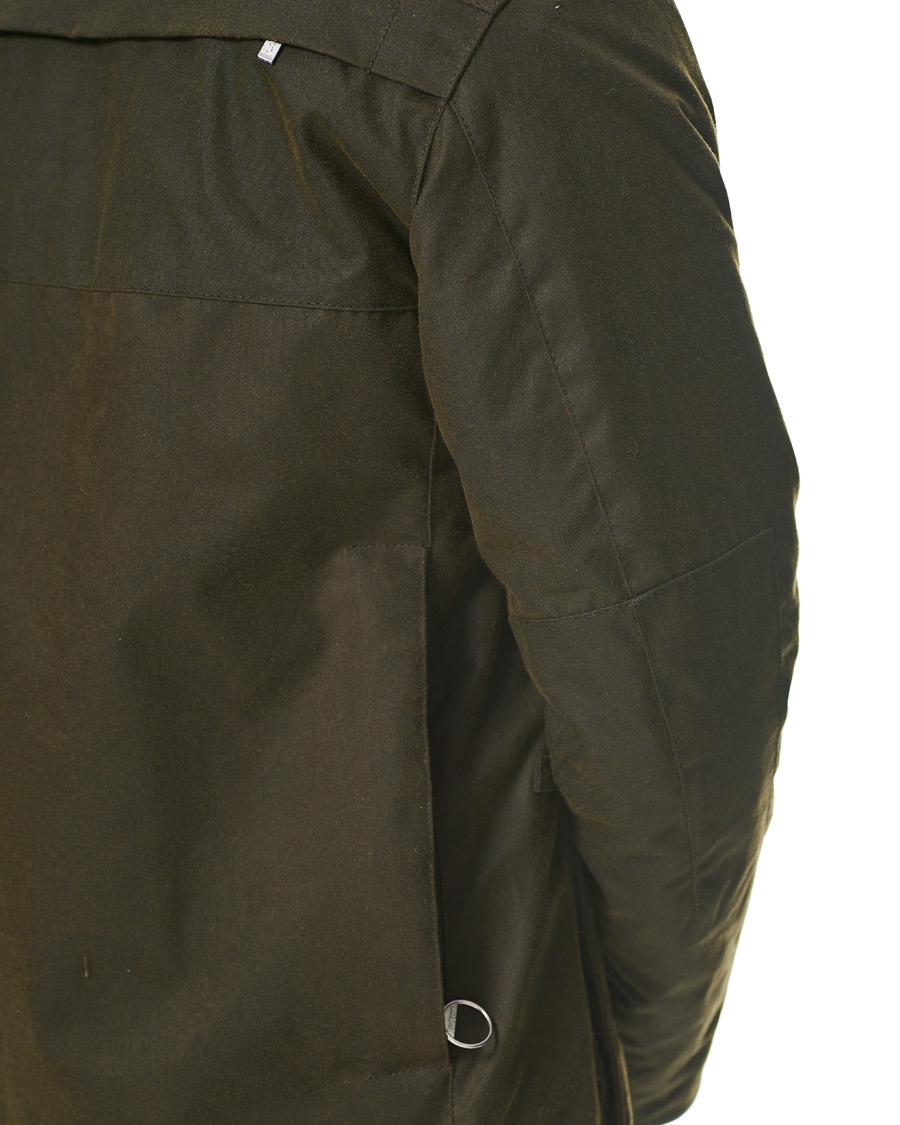 Mies | Takit | Barbour Gold Standard | Grampain Padded Wax Jacket Olive