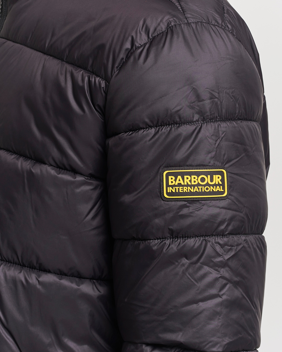 Mies | Takit | Barbour International | Bobber Padded Quilt Jacket Black