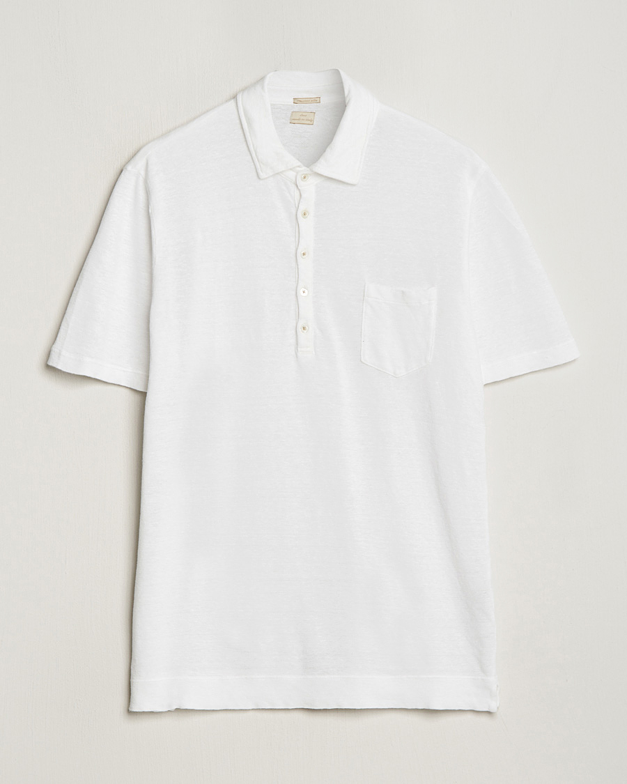 Mies | Pikeet | Massimo Alba | Wembley Linen Polo White