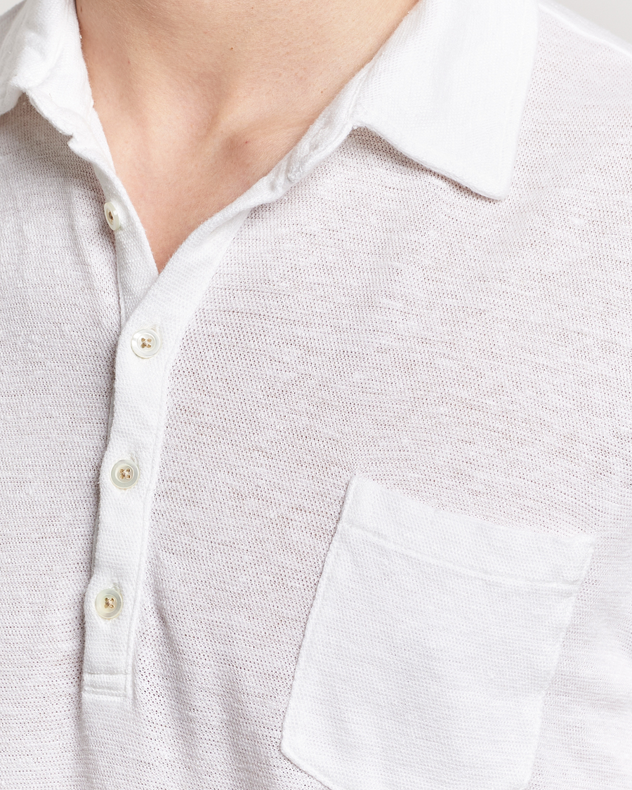 Mies | Pikeet | Massimo Alba | Wembley Linen Polo White