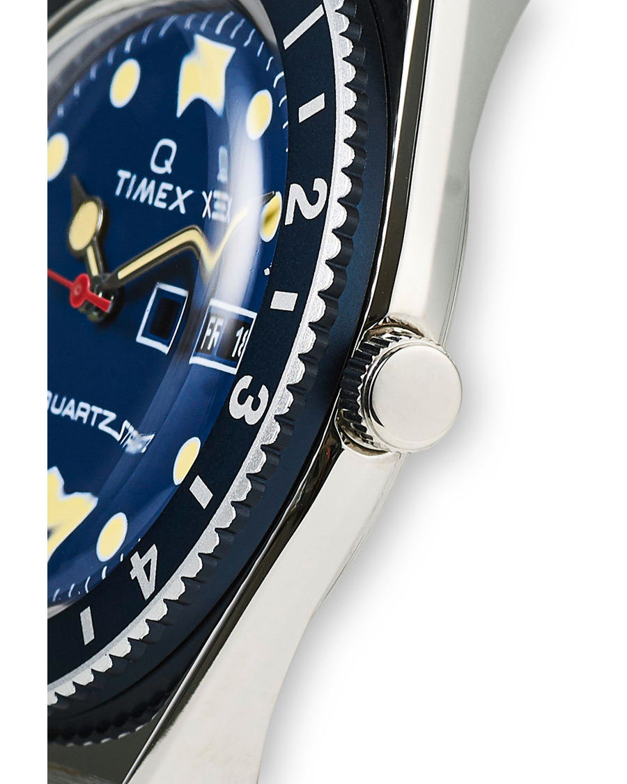 Mies | Timex Q Reissue 1979 Steel/Blue | Timex | Q Reissue 1979 Steel/Blue