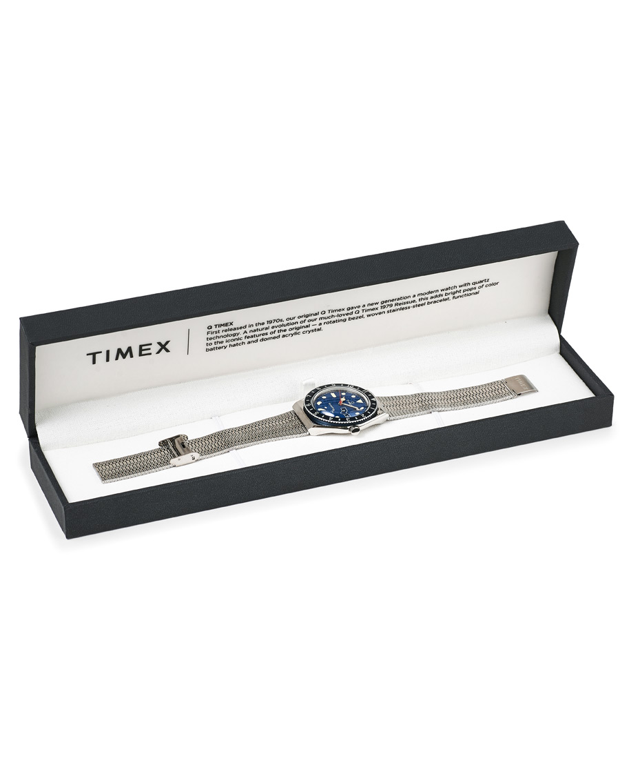 Mies | Timex Q Reissue 1979 Steel/Blue | Timex | Q Reissue 1979 Steel/Blue