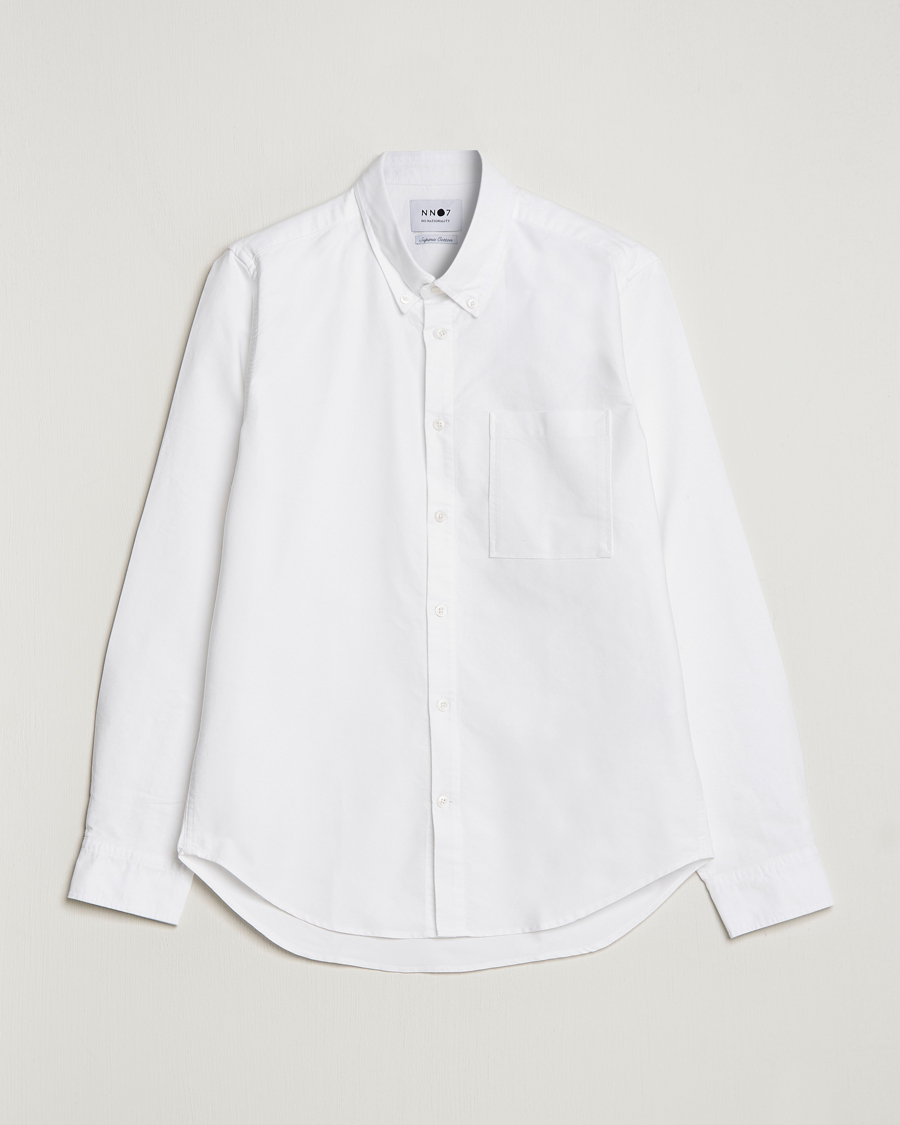 Miehet |  | NN07 | Arne Button Down Oxford Shirt White