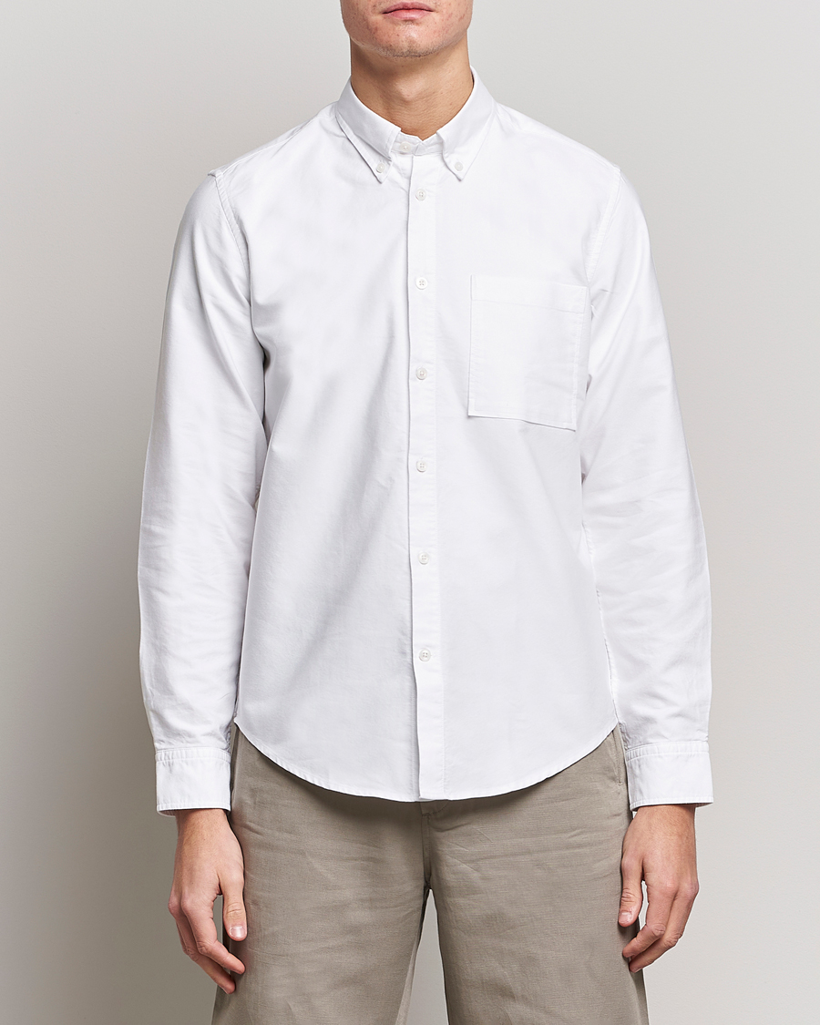 Mies |  | NN07 | Arne Button Down Oxford Shirt White