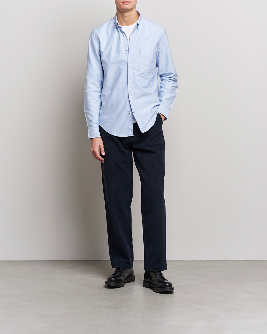 Mies | Kauluspaidat | NN07 | Arne Button Down Oxford Shirt Light Blue