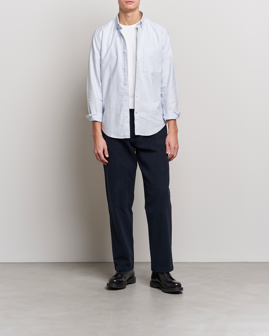 Mies | Vaatteet | NN07 | Arne Button Down Oxford Shirt Blue/White