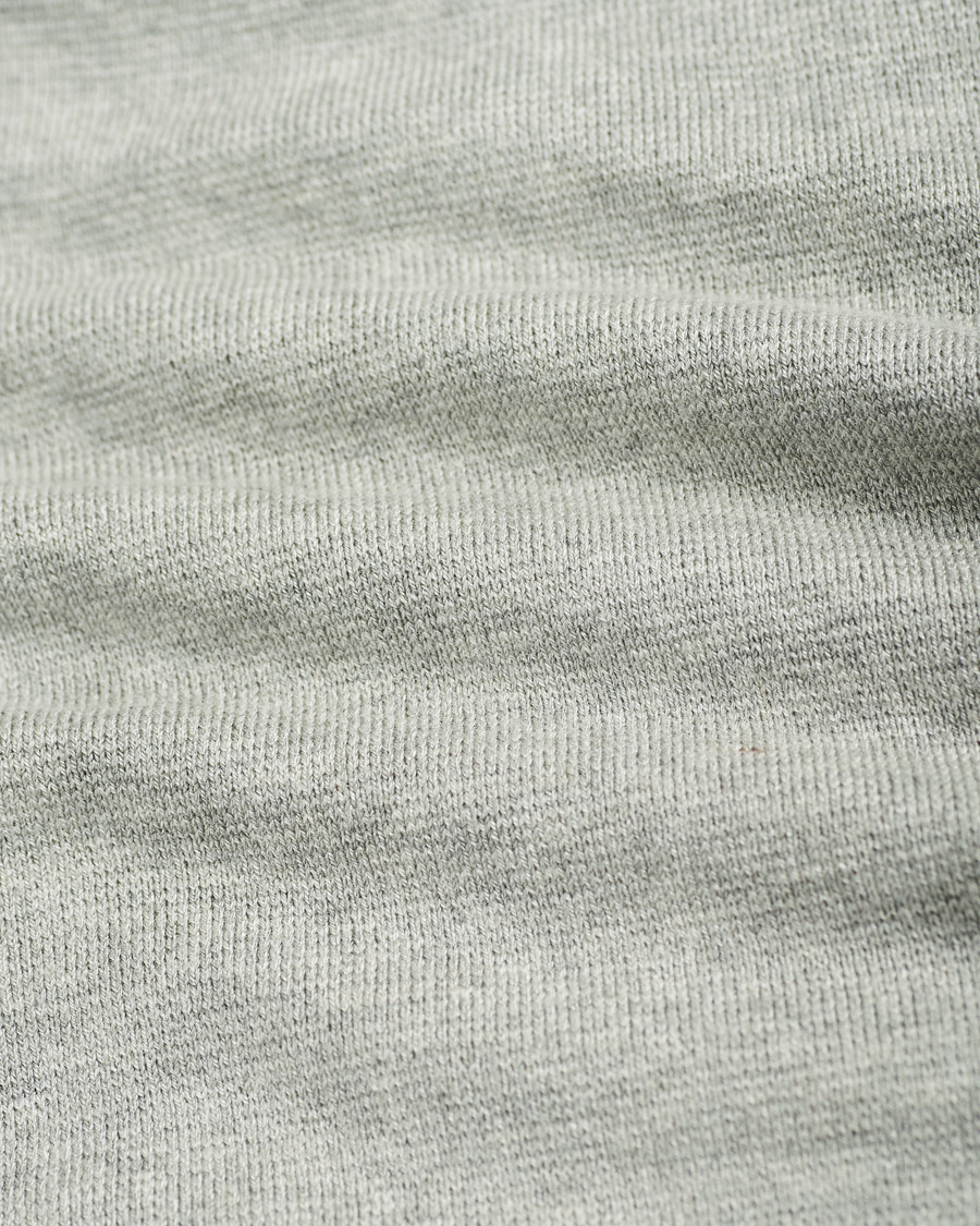 Mies | Puserot | NN07 | Luis Knitted Full-Zip Sweater Light Grey Melange