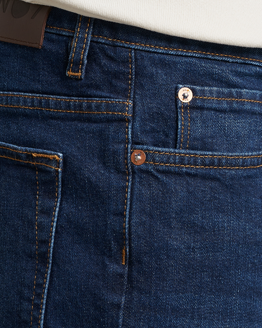 Mies | Farkut | NN07 | Johnny Stretch Jeans Dark Blue