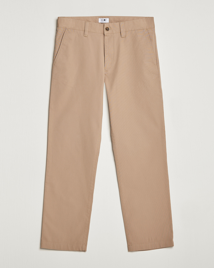Mies | Housut | NN07 | Alex Straight Fit Cotton Chinos Khaki