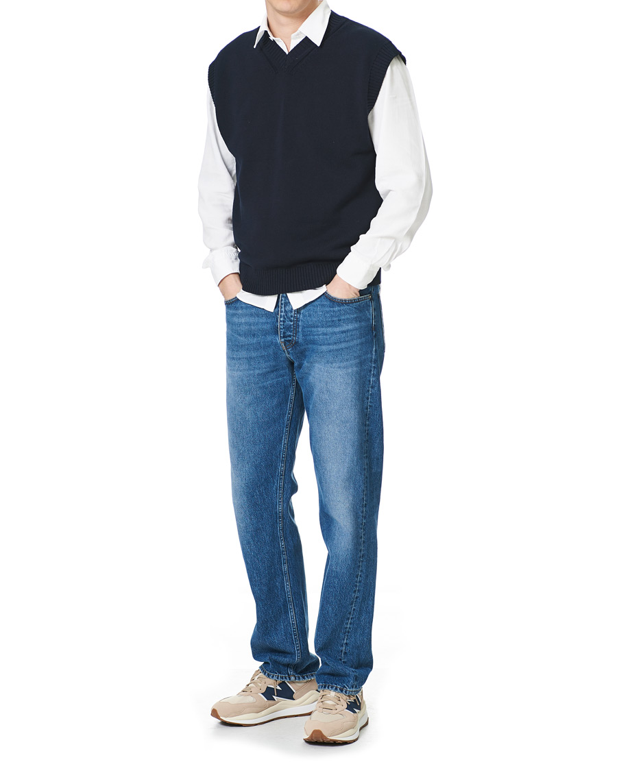 Mies | Kauluspaidat | NN07 | Arne Tencel/Linen Shirt White