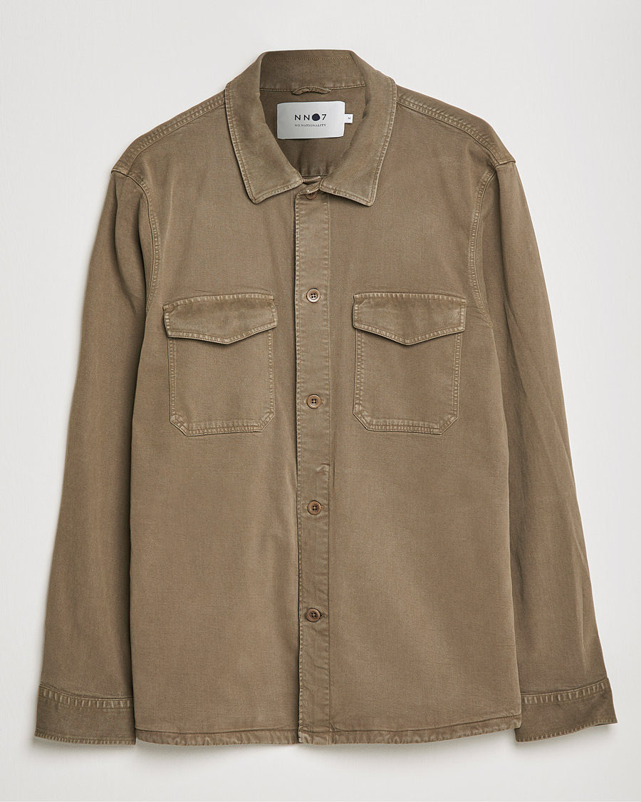 Mies | Kauluspaidat | NN07 | Bernard Tencel Overshirt Clay