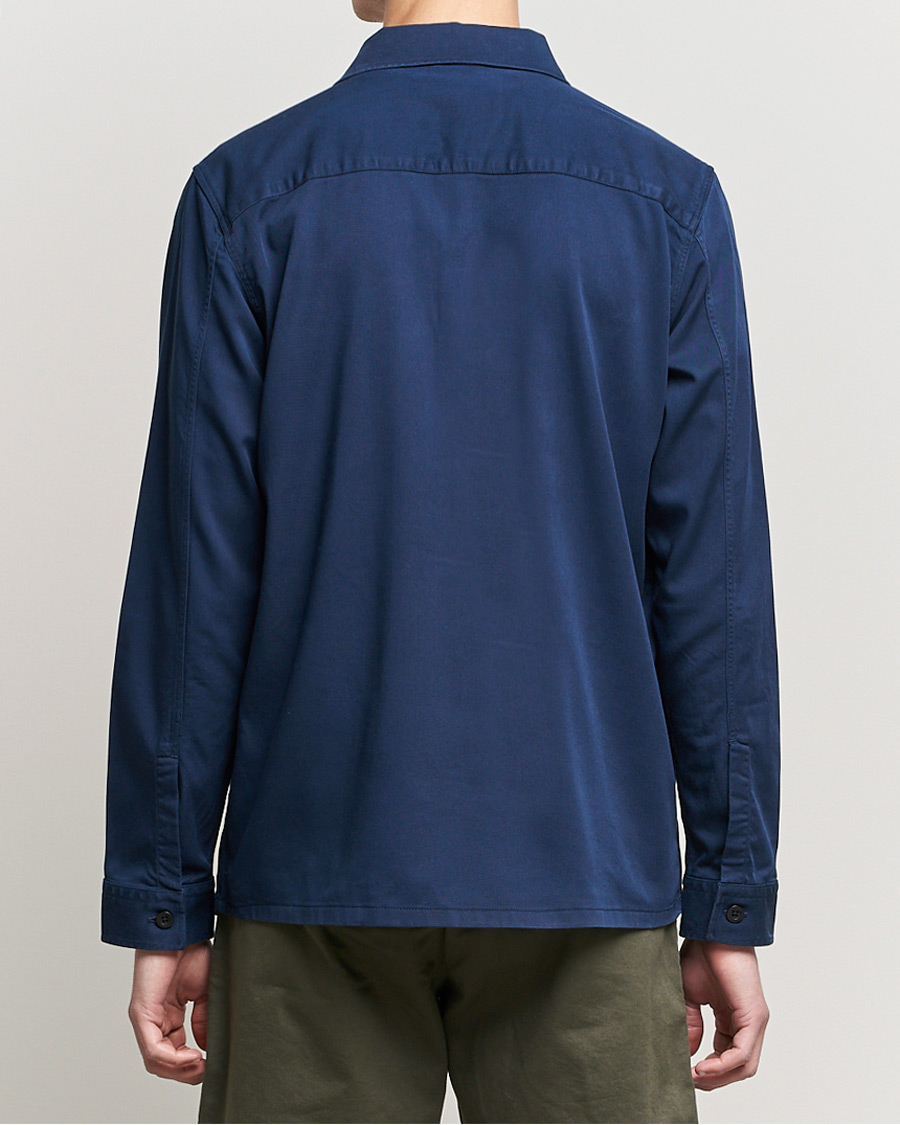 Mies | Kauluspaidat | NN07 | Bernard Tencel Overshirt Navy