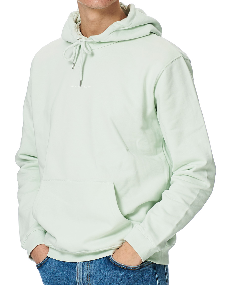 Mies | Puserot | NN07 | Barrow Hoodie Pastel Green