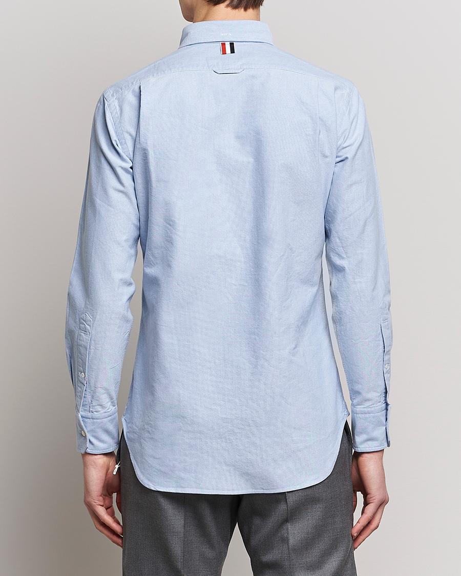 Mies | Kauluspaidat | Thom Browne | Grosgrain Placket Oxford Shirt Light Blue