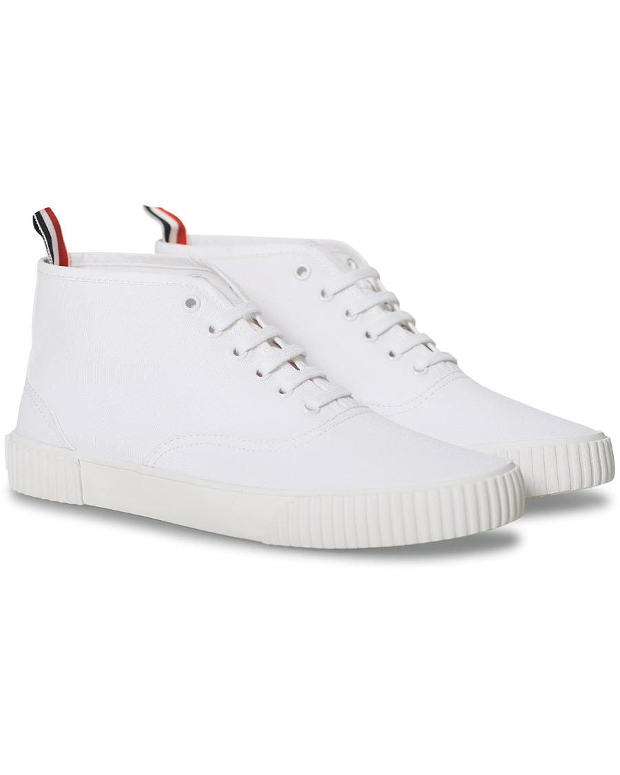 Miehet |  | Thom Browne | Mid-Top Heritage Trainers White