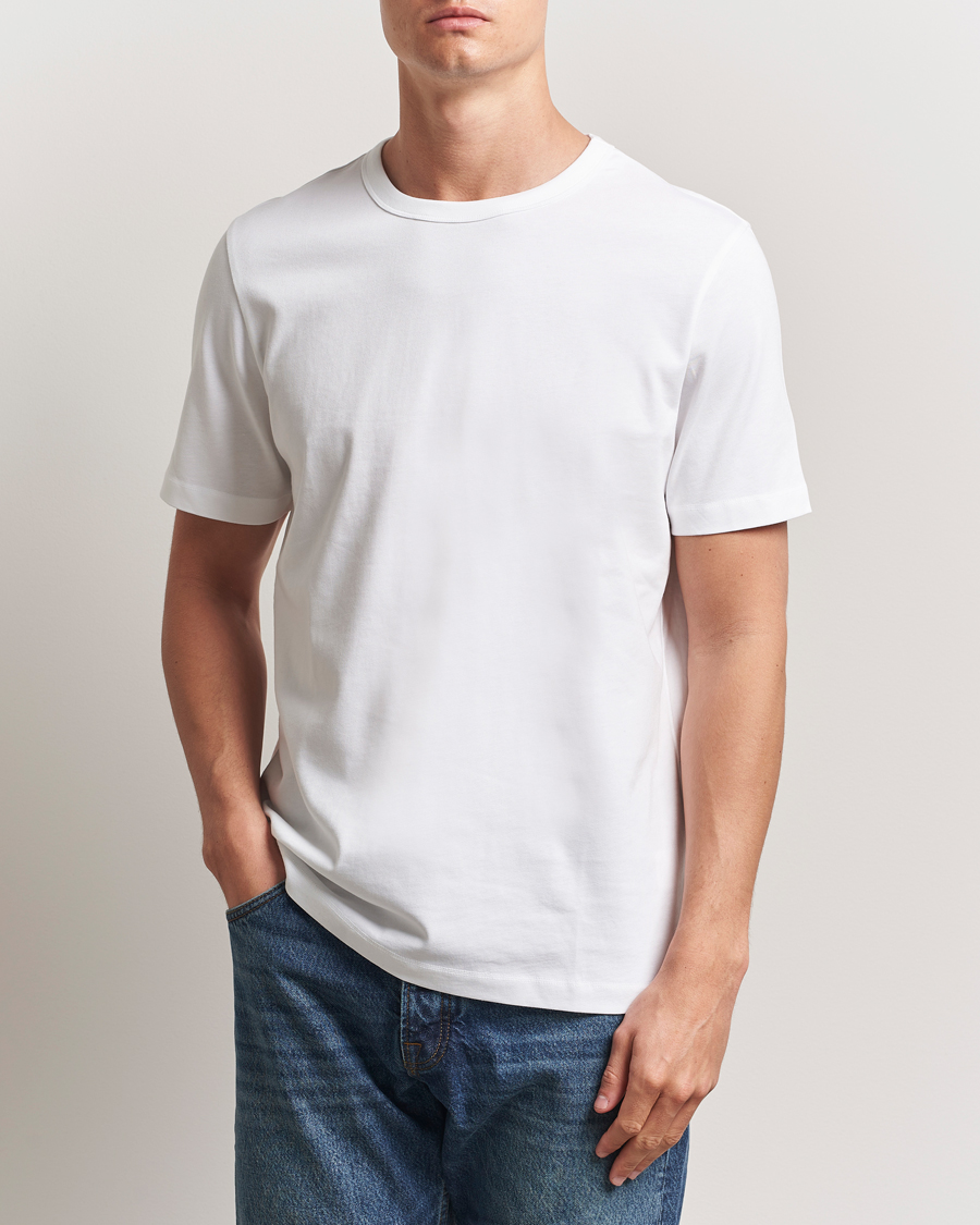 Mies | T-paidat | A Day's March | Heavyweight T-Shirt White