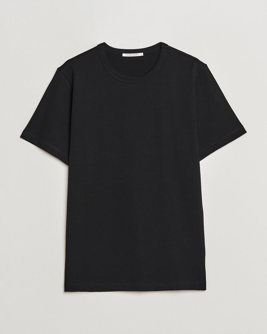 Mies | T-paidat | A Day's March | Heavyweight T-Shirt Black