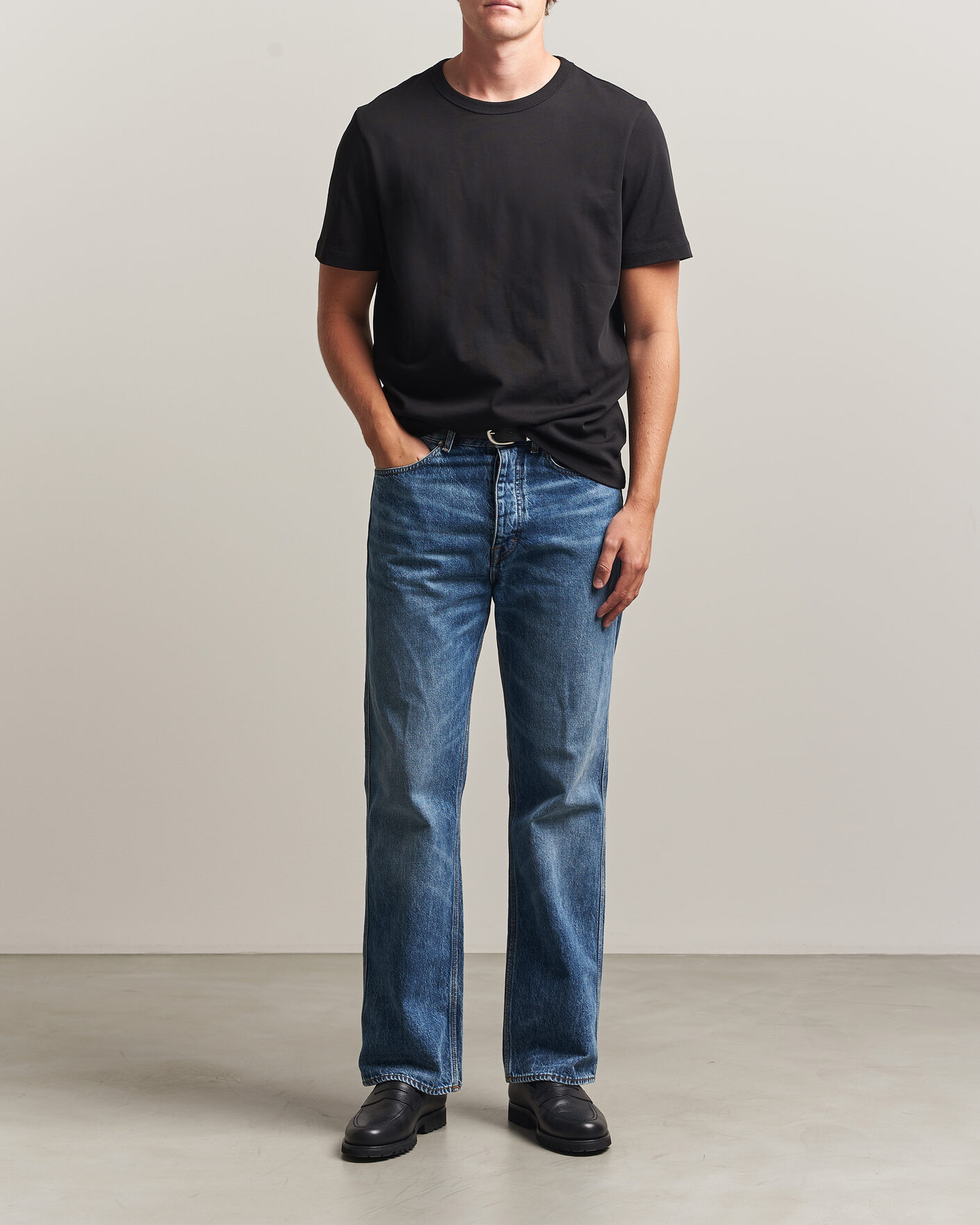 Mies | T-paidat | A Day's March | Heavyweight T-Shirt Black