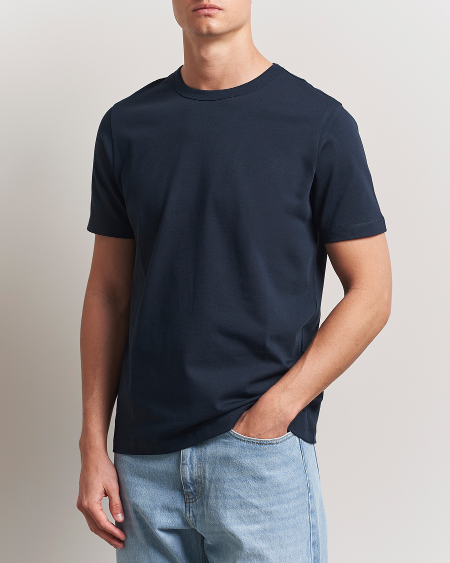 Mies | T-paidat | A Day's March | Heavyweight T-Shirt Navy