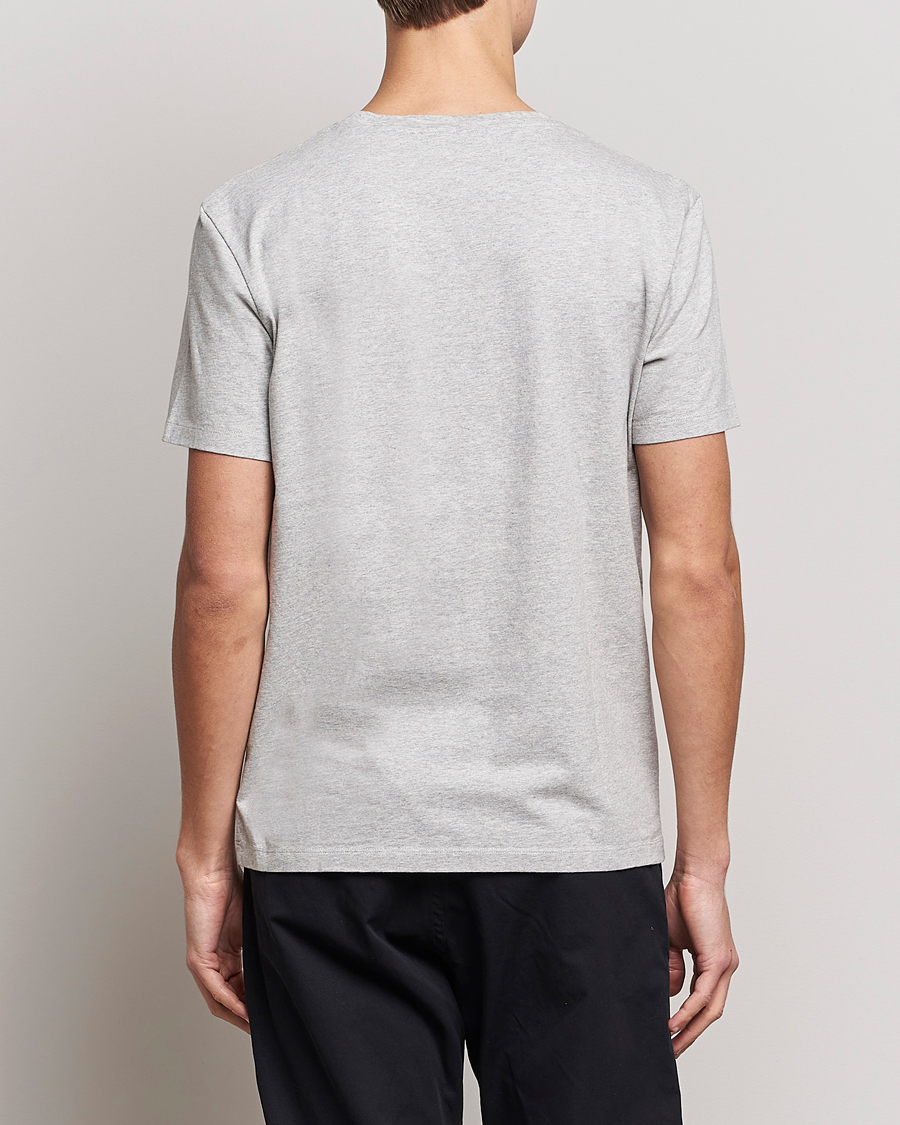 Mies | T-paidat | A Day's March | Classic Fit Tee Grey Melange