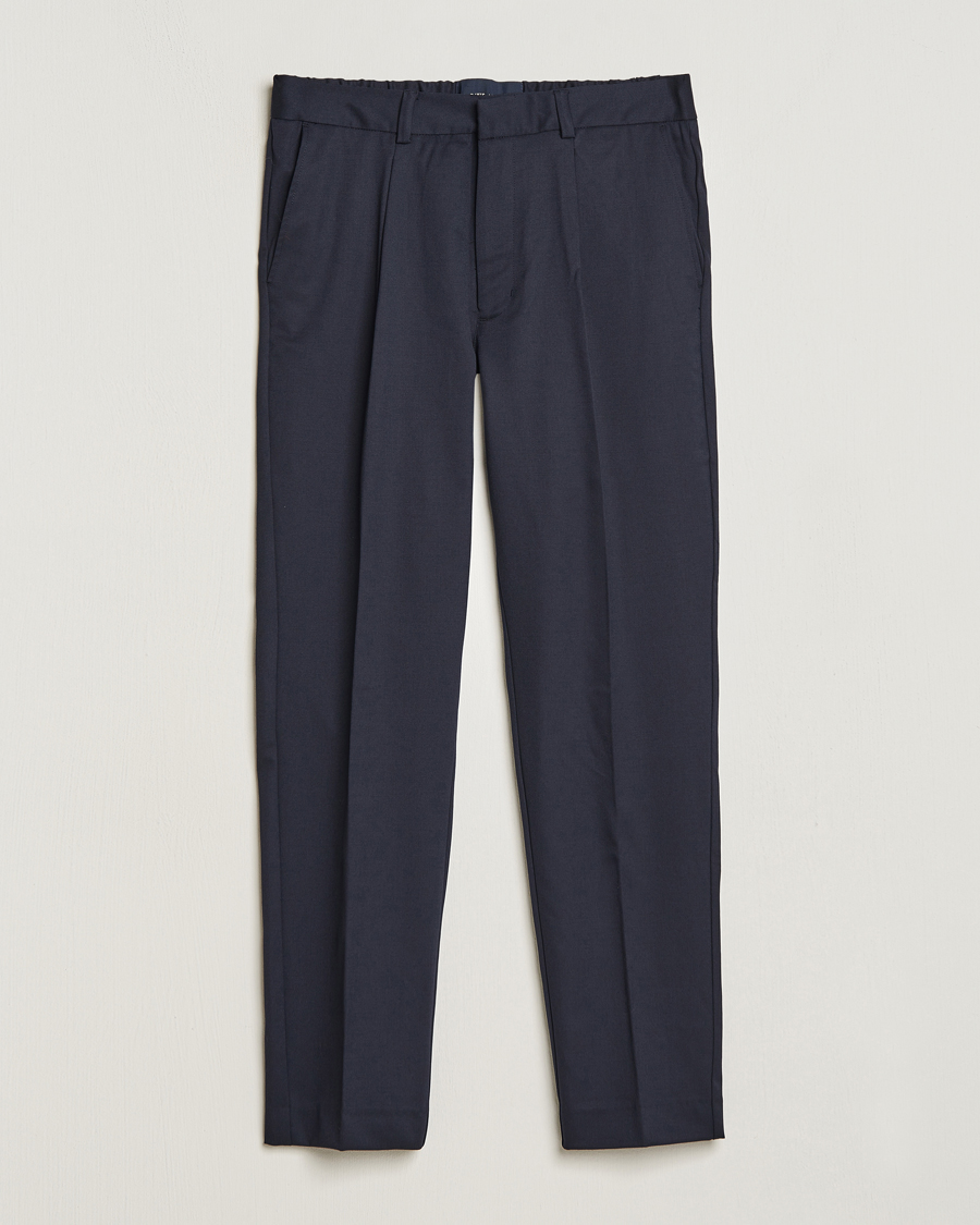 Miehet |  | A Day's March | Smart Trousers Wool Twill Navy