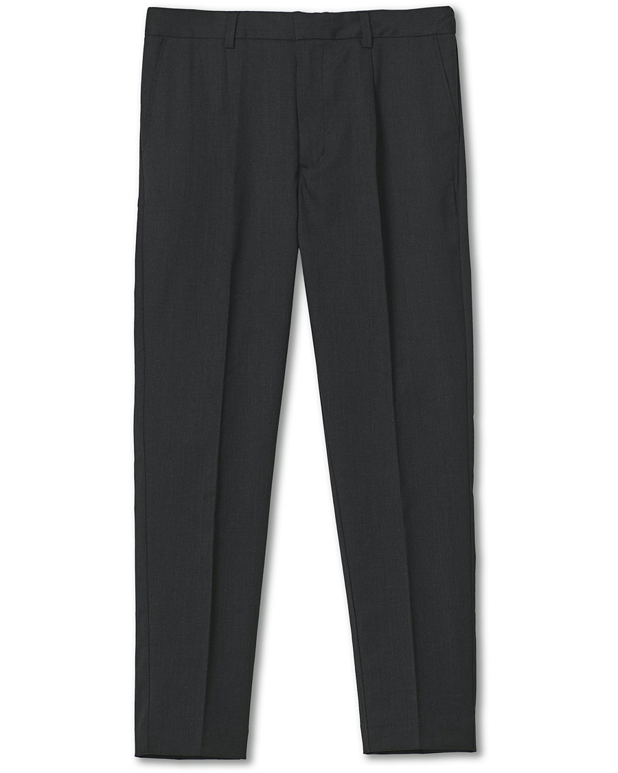 Miehet |  | A Day's March | Smart Trousers Wool Twill Charcoal