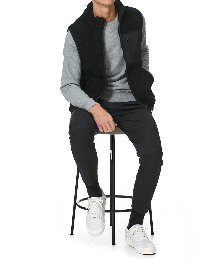 Mies | Housut | A Day's March | Smart Trousers Wool Twill Charcoal