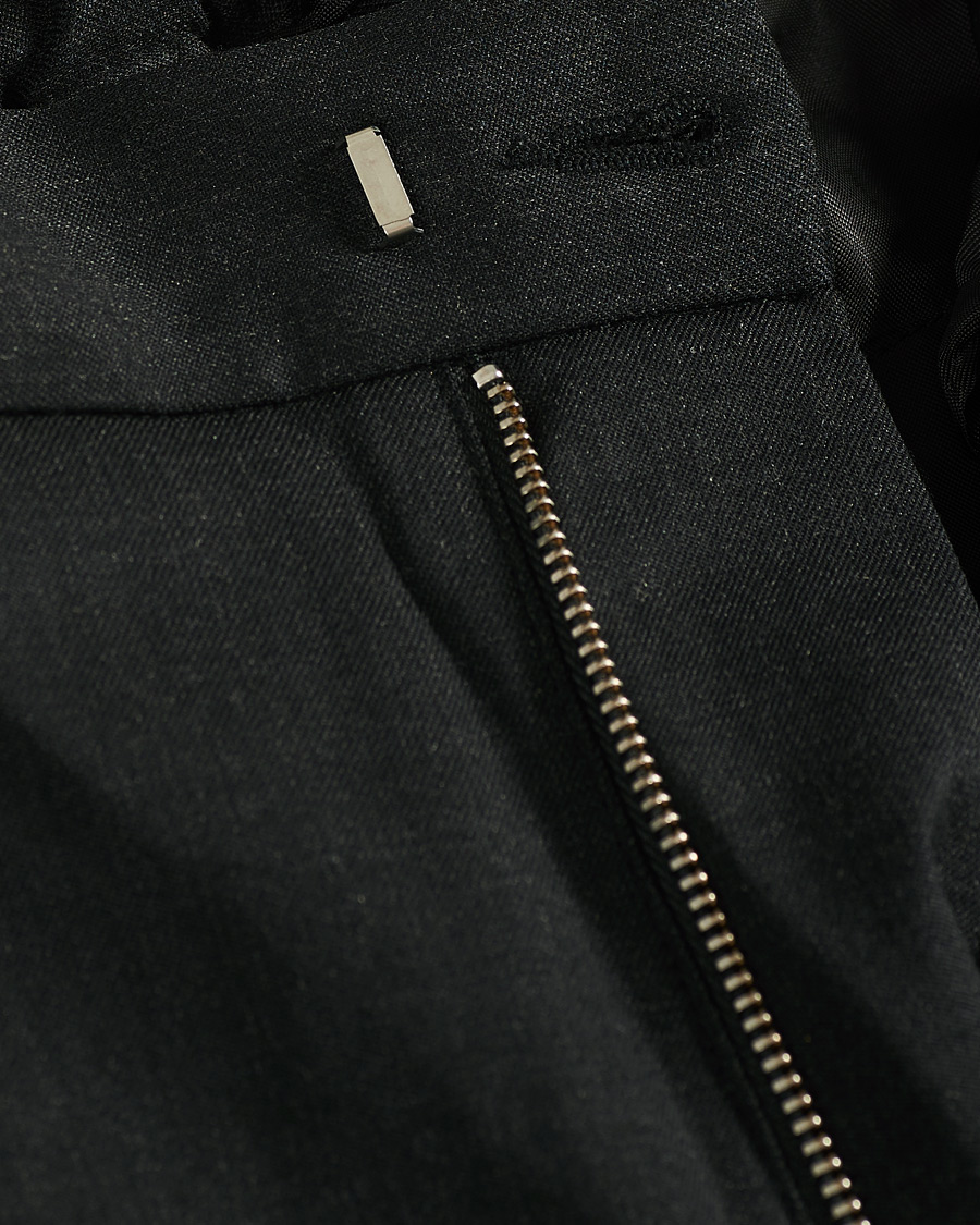 Mies | Housut | A Day's March | Smart Trousers Wool Twill Charcoal
