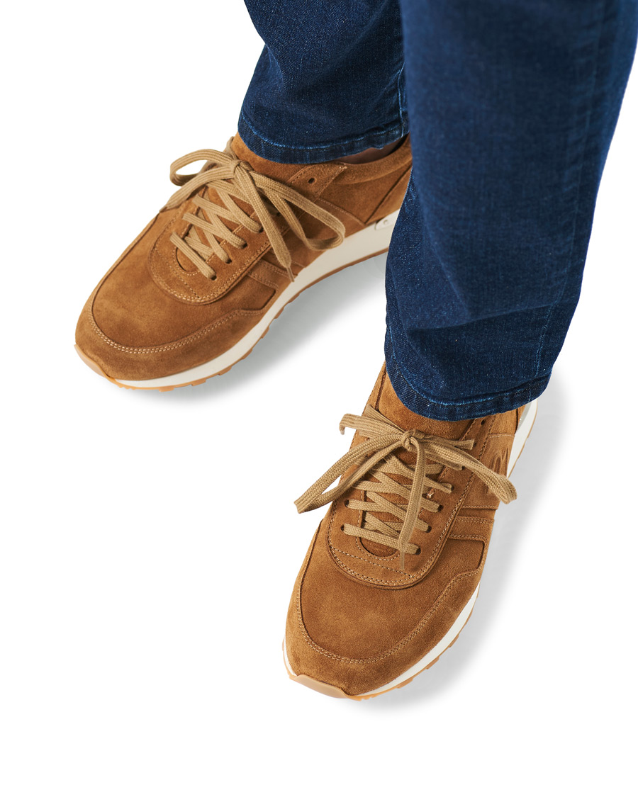 Mies | Ralph Lauren Purple Label Ethan Running Sneakers Brown Suede | Ralph Lauren Purple Label | Ethan Running Sneakers Brown Suede