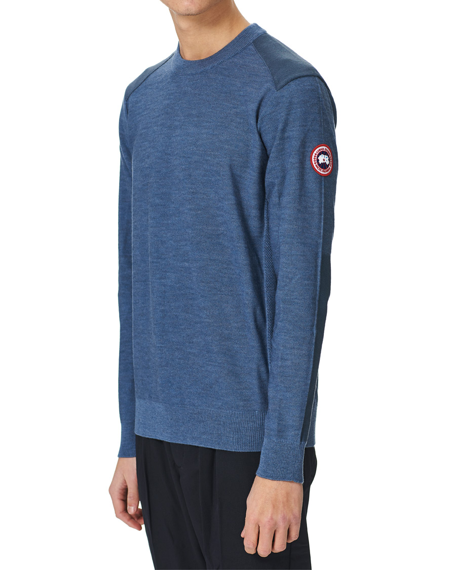 Mies | Puserot | Canada Goose | Dartmouth Crew Neck Sweater Ozone Blue Heather