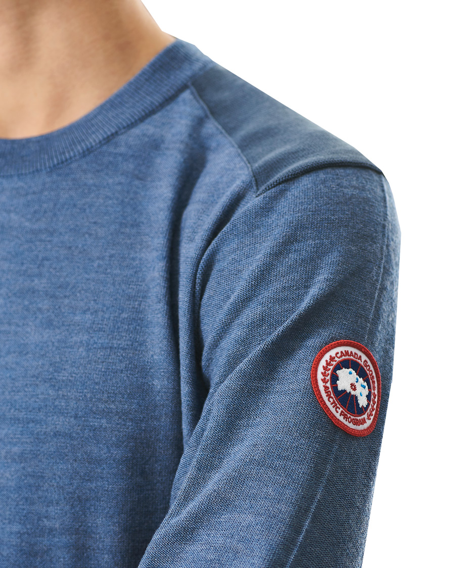 Mies | Puserot | Canada Goose | Dartmouth Crew Neck Sweater Ozone Blue Heather