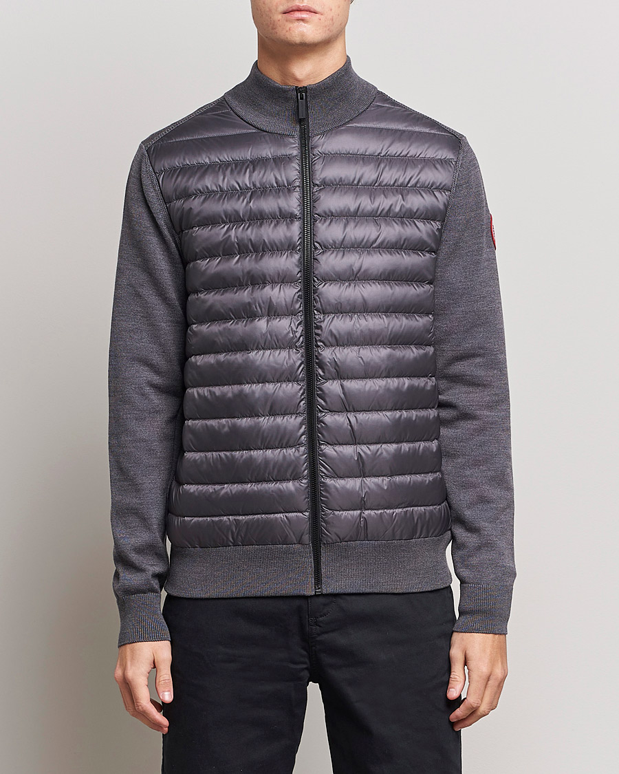 Mies | Puserot | Canada Goose | Hybridge Knit Packable Jacket Iron Grey