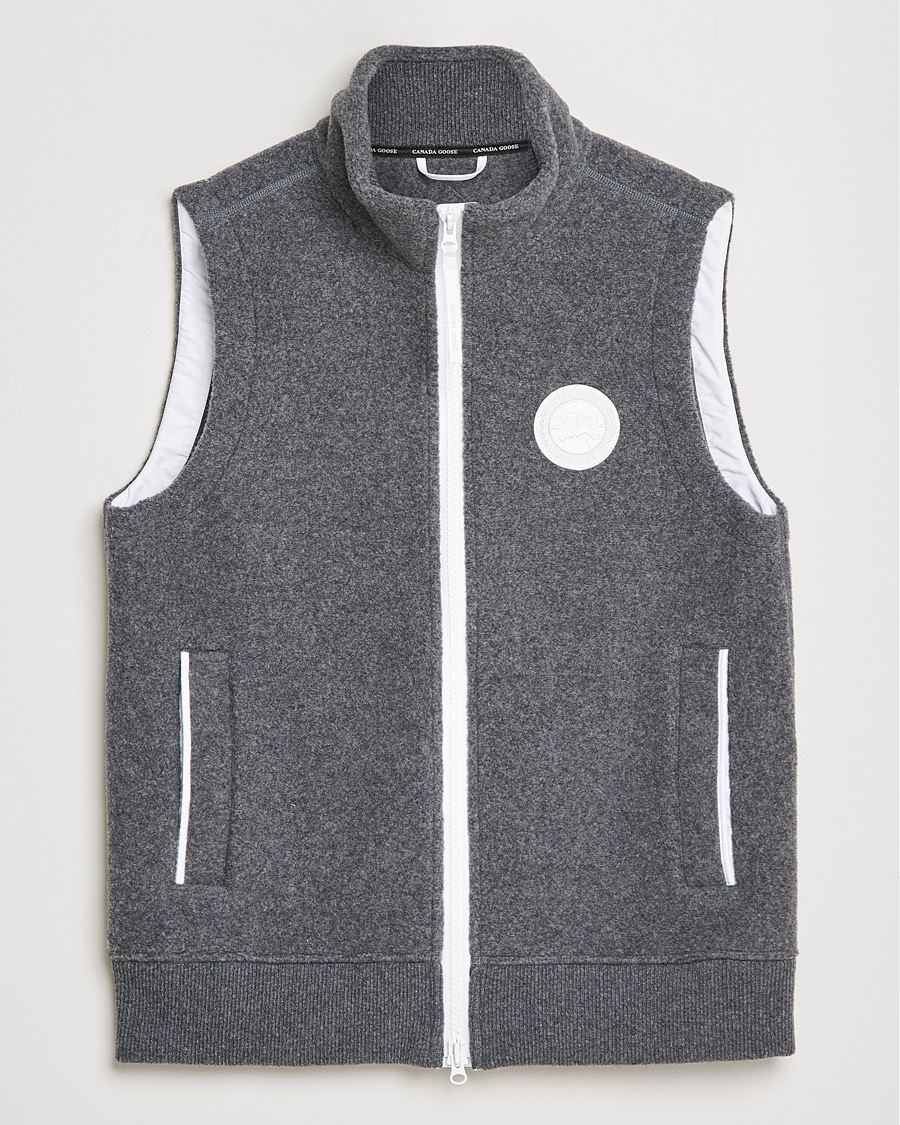 Mies | Takit | Canada Goose | Mersey Fleece Vest Quarry Grey