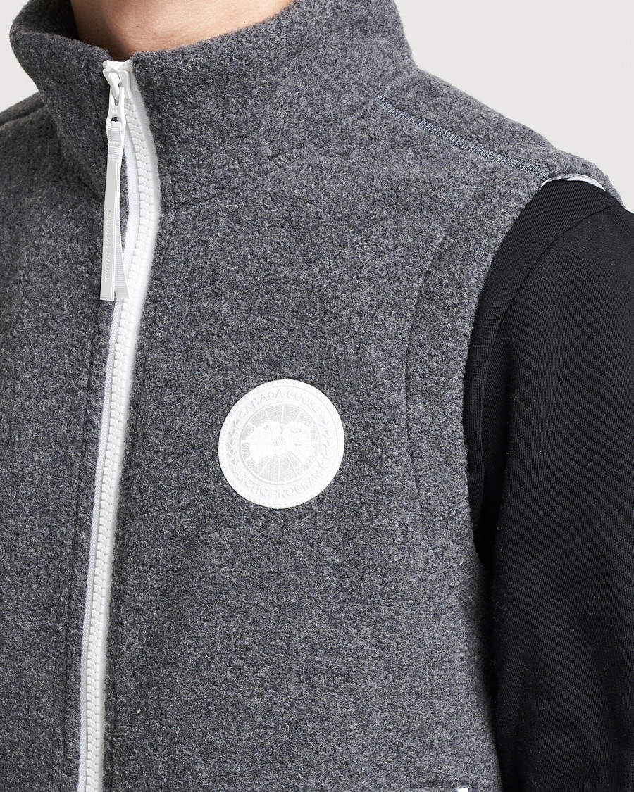 Mies | Takit | Canada Goose | Mersey Fleece Vest Quarry Grey