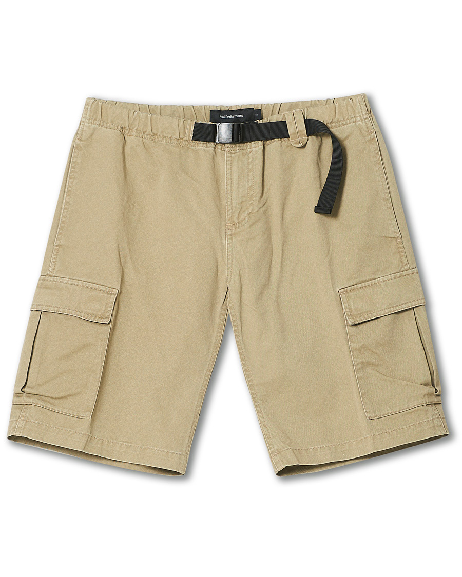 Mies | Shortsit | Peak Performance | Cotton Cargo Shorts True Beige