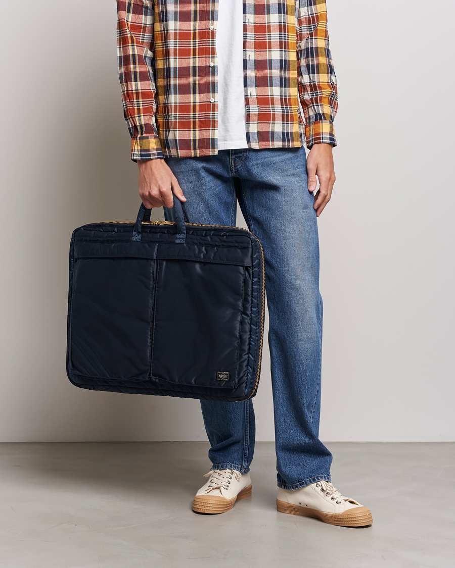 Mies | Porter-Yoshida & Co. Tanker Garment Bag Iron Blue | Porter-Yoshida & Co. | Tanker Garment Bag Iron Blue