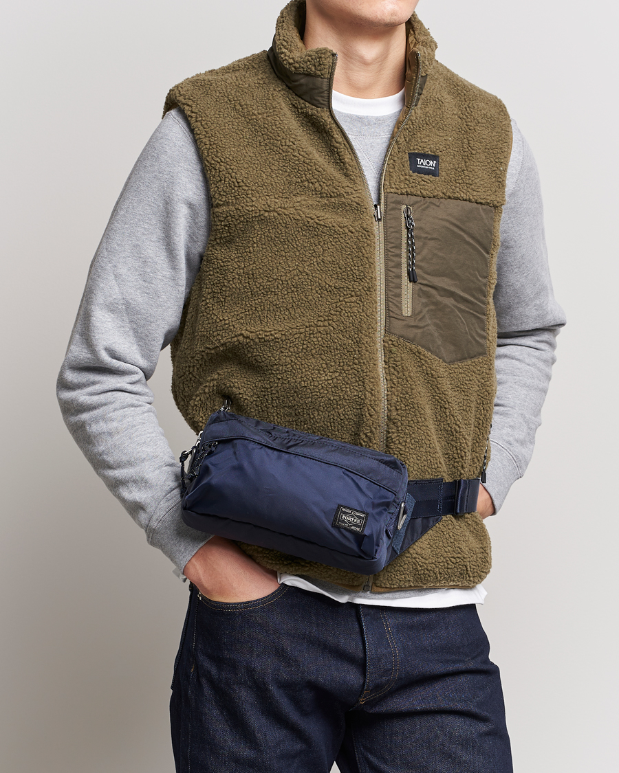 Mies | Laukut | Porter-Yoshida & Co. | Force Waist Bag Navy Blue